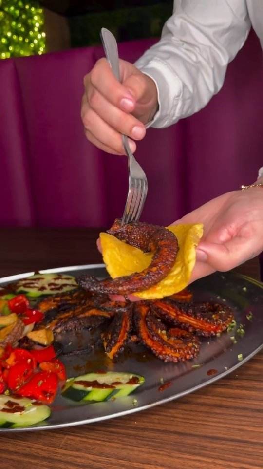 Pulpo zarandeado