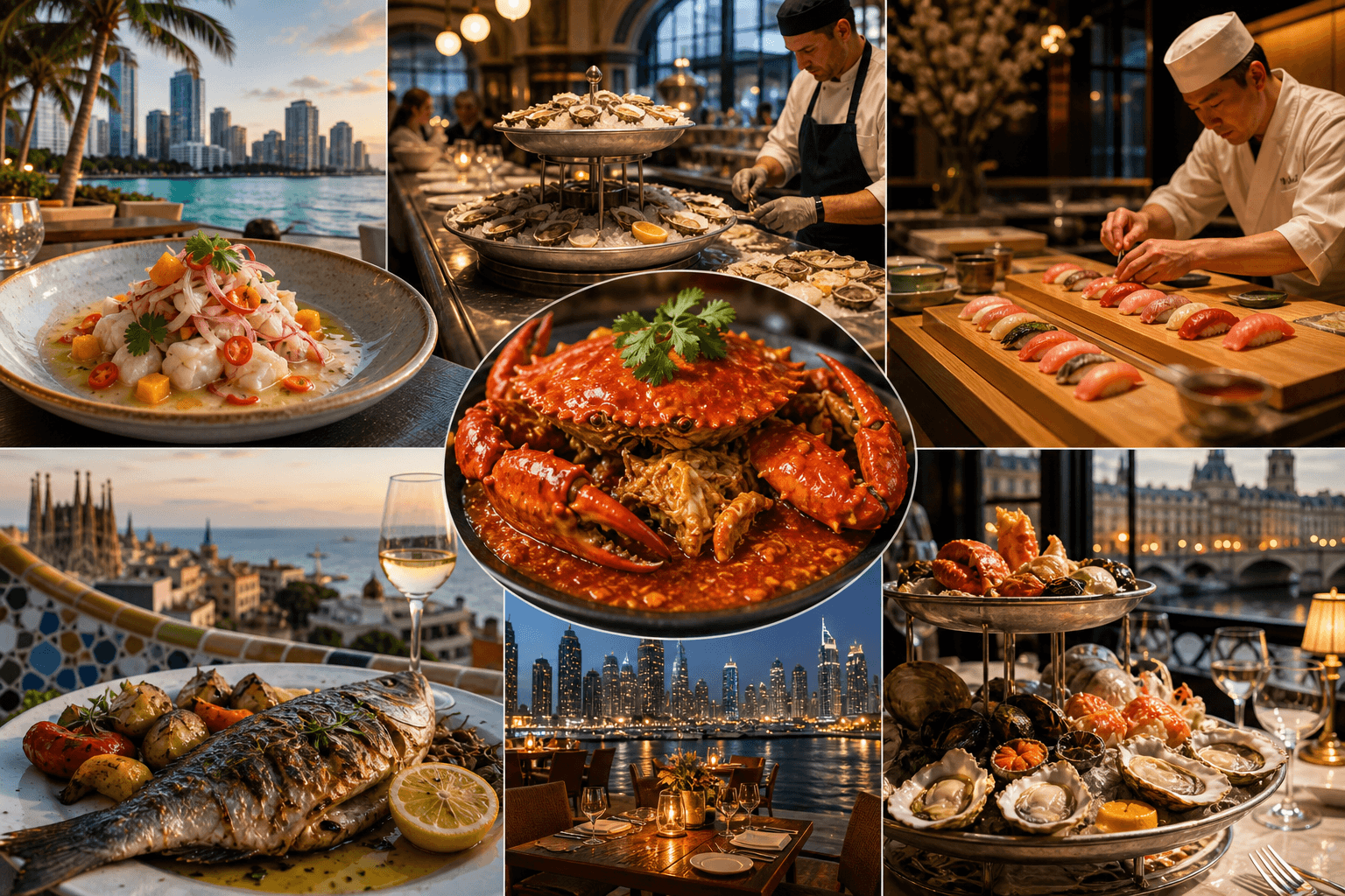 Seafood restaurants across Peru