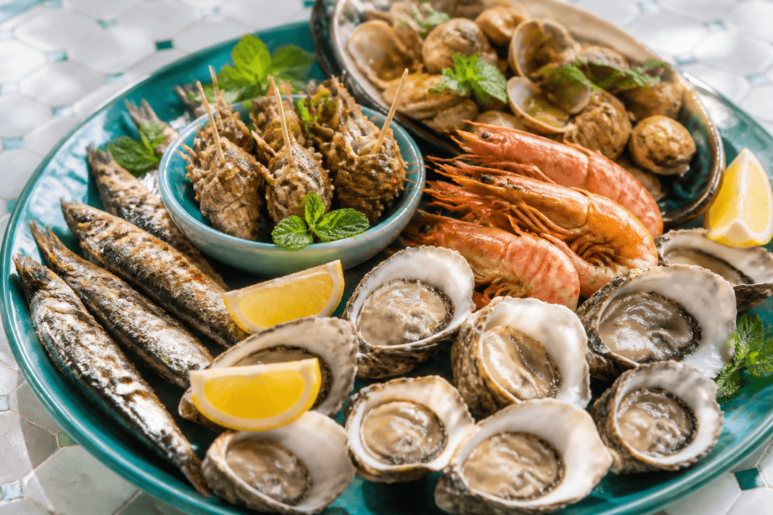 Poisson et fruits de mer à Casablanca — FishRestaurants.com