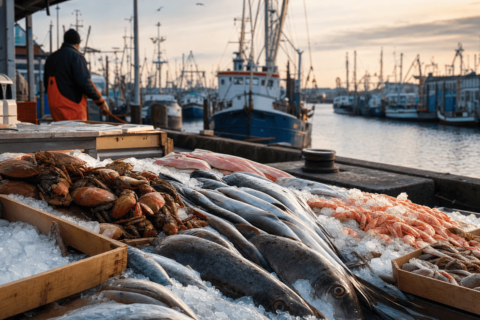 Hamburg fish market — seafood restaurants across Germany