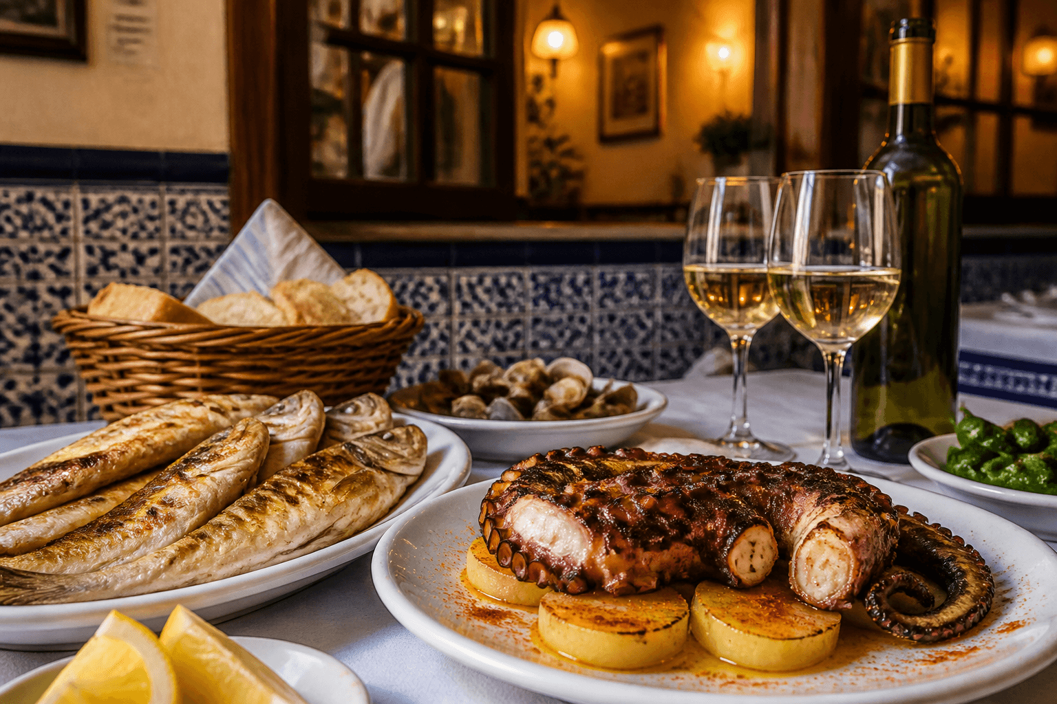 Seafood restaurants in Madrid