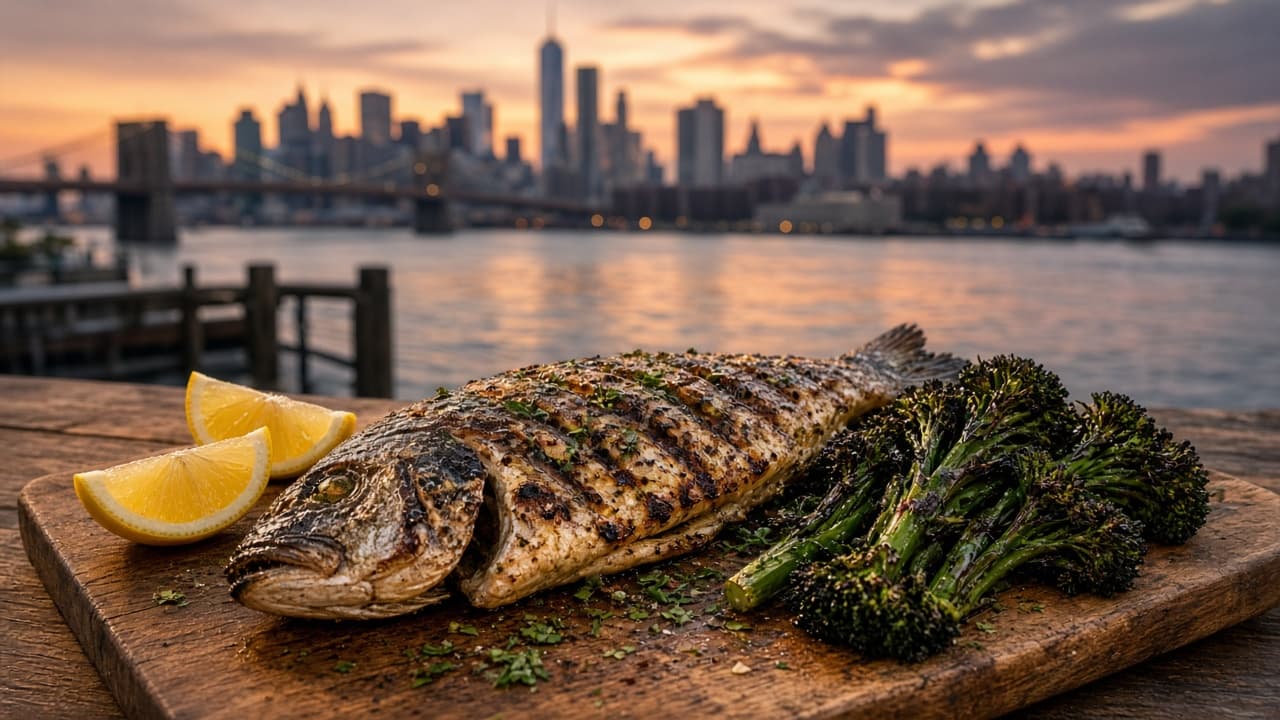 Brooklyn vs Manhattan seafood dinner — lobster roll and oysters