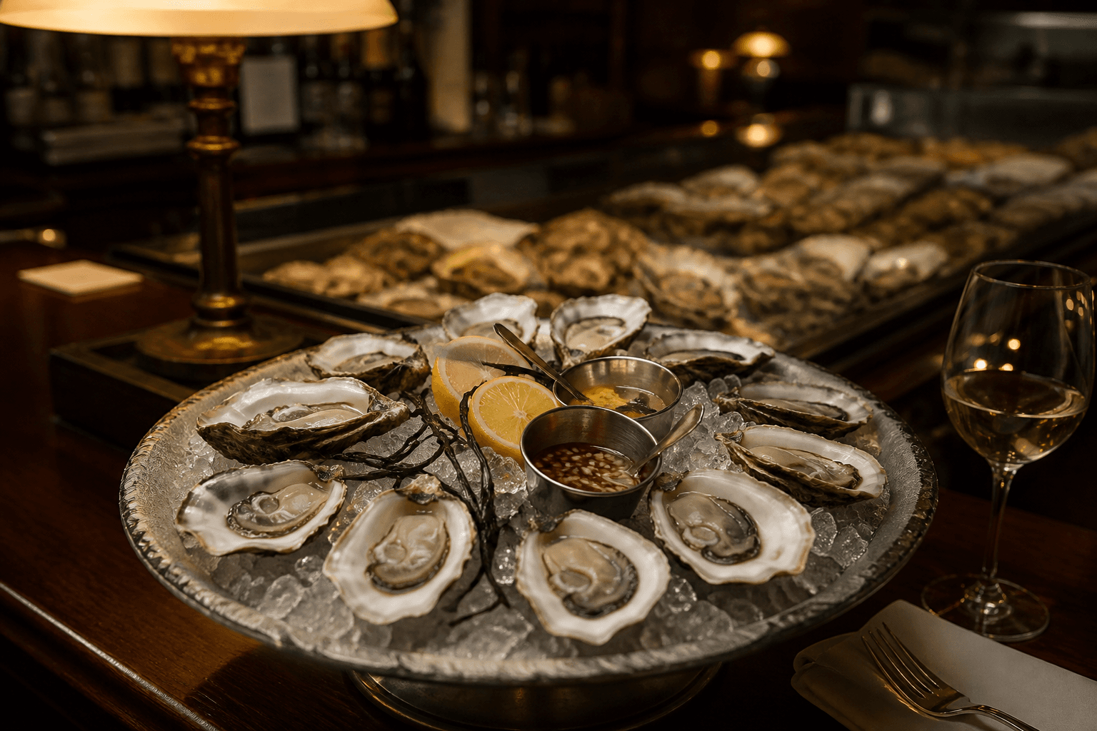 London oysters and shellfish