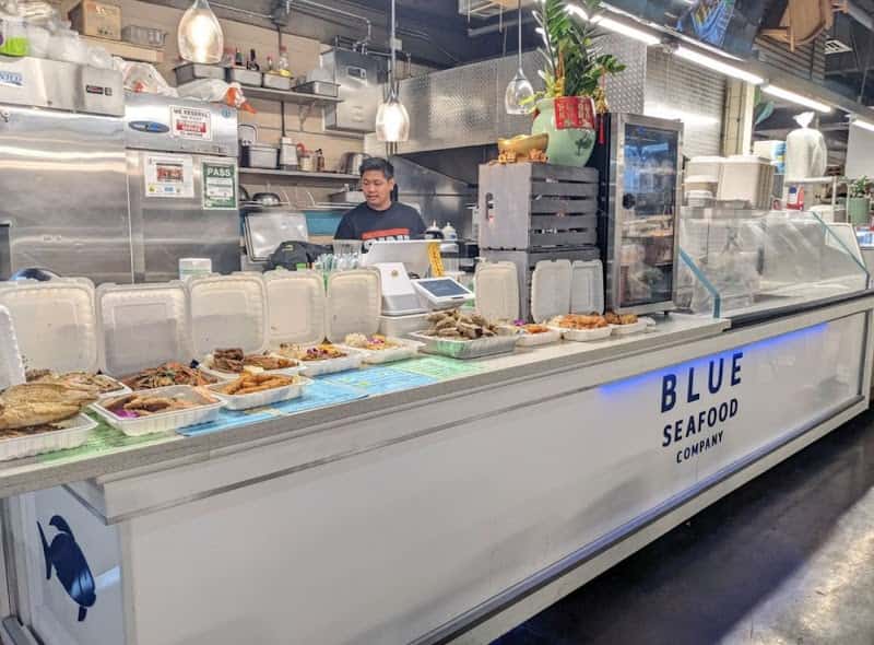 Blue seafood company