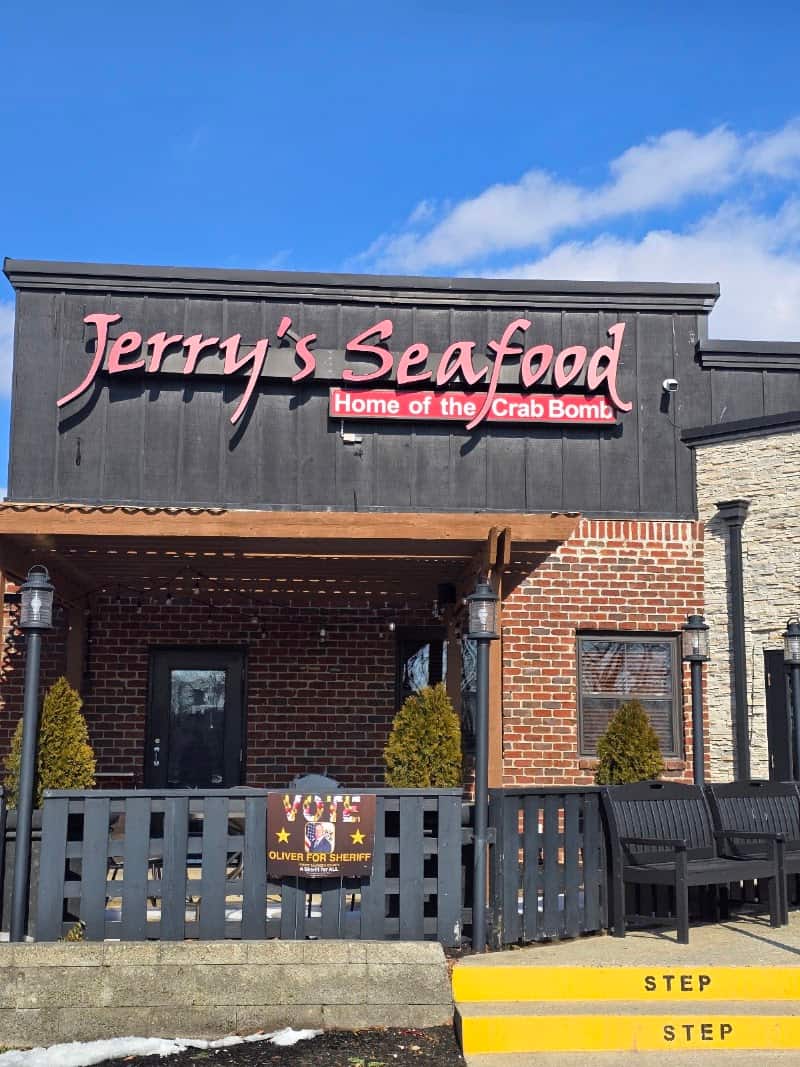 Jerry's Seafood "Home of the Crab Bomb"