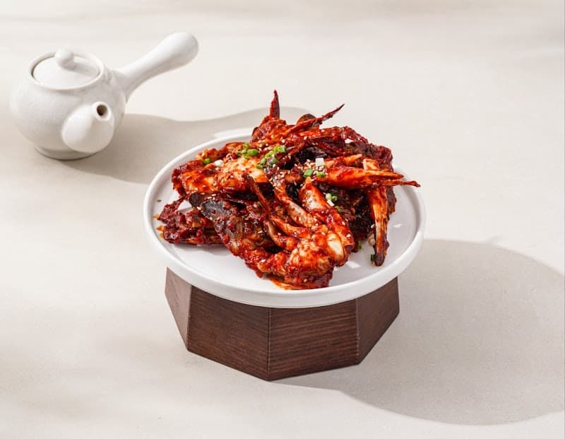 Korean restaurant Suragejang Soy marinated Crab