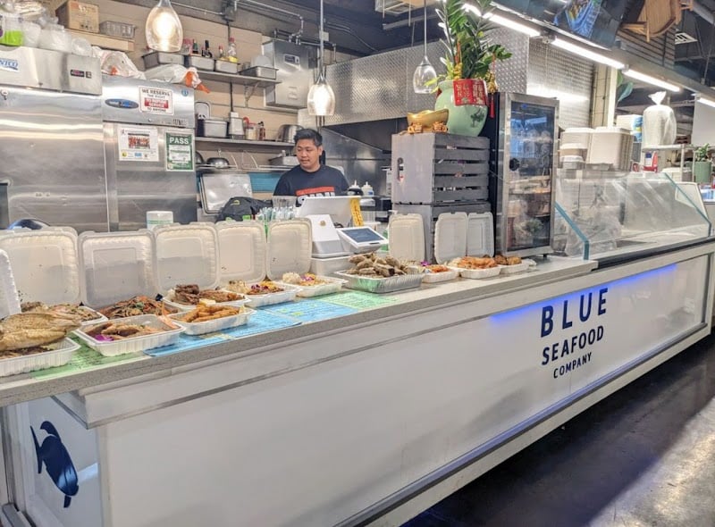 Blue seafood company