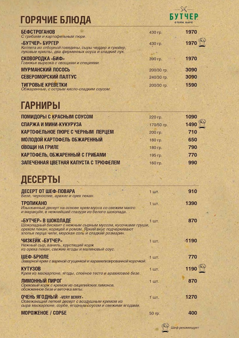 Steak House Butcher