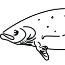 Halosenlahden kala logo